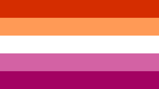 Lesbian Pride Flag "Sunset"
