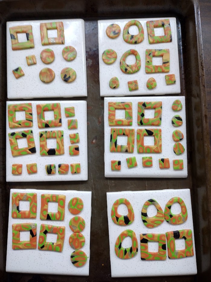 Set of Fall Inspired pieces ready to be baked