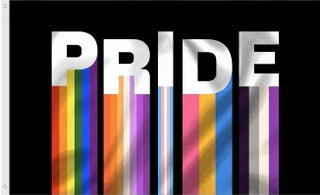 Pride Flag with 5 Pride Streamers