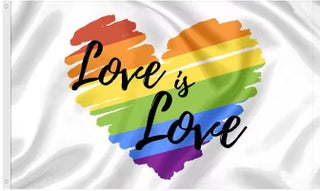 Love is Love with Rainbow Heart