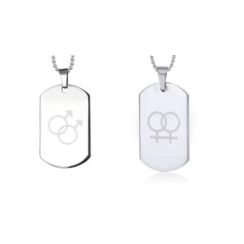 Double Venus Dog Tag (Lesbian) and Double Mars Dog Tag (Mars