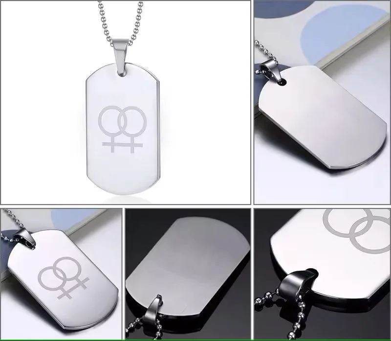 Double Venus Dog Tag (Lesbian)