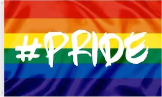 #PRIDE Flag with Rainbow