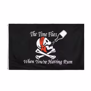 Pirate Flag - Time Flies when your Having Rum!
